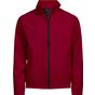 tee jays Club jacket red