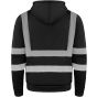 Korntex Hi-Vis workwear hoody cork Black
