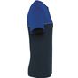 WK Designed To Work T-shirt bicolore écoresponsable manches courtes unisexe navy/royal_blue