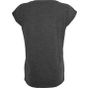 Build Your Brand Ladies Extended Shoulder Tee charcoal