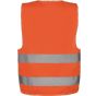 Korntex Safety Vest For Kids With Zipper signal_orange