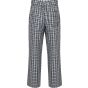 SF Clothing Men´s tartan lounge pants white_multi_check