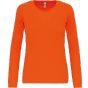 ProAct T-shirt de sport manches longues femme - fluorescent_orange - L