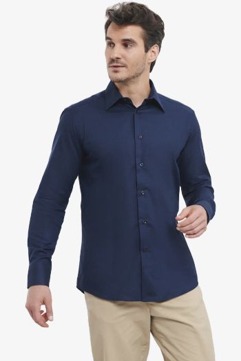 Image produit Chemise Oxford cintrée manches longues homme