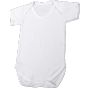 A&R Sublimation Short Sleeve Bodysuit White