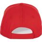 K-up Casquette en coton et polyester recyclés K-loop tracking - 5 panneaux red