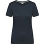 WK Designed To Work T-shirt à traitement antibactérien femme navy