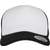flexfit Classic Curved Foam Trucker Cap – White Front black/white/black