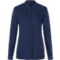 karlowsky Women's Long-Sleeve Chef Jacket Green Generation Sustainable GRS Steel blue