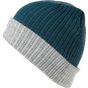Result Double Layer Knitted Hat teal/grey