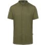 karlowsky Men's Short-Sleeve Chef Jacket Green Generation Sustainable GRS Moss green