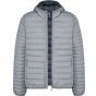 Kariban Doudoune légère capuche homme marl_silver