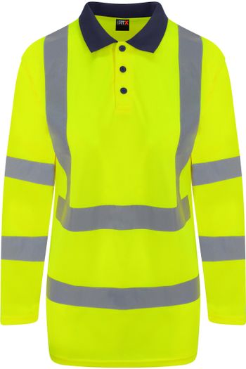 Image produit Polo manches longues à visibilité renforcée