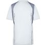 James&Nicholson Men's Running-T white/silver