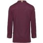 karlowsky Men's Long-Sleeve Chef Jacket Green Generation Sustainable GRS Aubergine