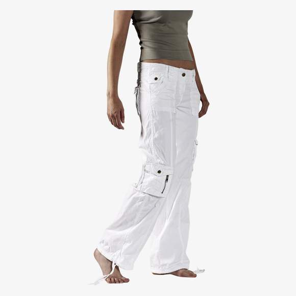 Pantalon discount multipoches femme