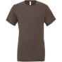 Bella Unisex triblend short sleeve tee brown_triblend