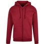Build Your Brand Heavy Zip Hoody burgundy