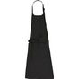 Kariban Tablier avec poche en coton Bio black