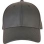 flexfit Synthetic Leather Alpha Shape Dad Cap black