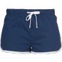 SF Clothing Women´s retro shorts navy/white