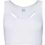 AWDis Just Cool Women's Cool Sports Crop Top arctic_white