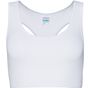 awdis just cool Women's Cool Sports Crop Top arctic_white