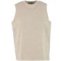 Build Your Brand Ladies Vintage Washed Sleeveless Tee chalk_dust