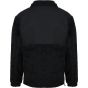 Front Row Recycled sherpa fleece black
