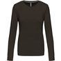 Kariban T-shirt col rond manches longues femme dark_khaki