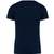 kariban T-shirt maille piquée col rond homme navy/off_white