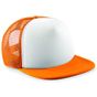 Beechfield Casquette américaine vintage orange/white