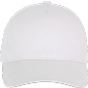 K-up Casquette en coton et polyester recyclés K-loop tracking - 5 panneaux white