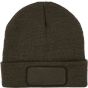 K-up Bonnet recyclé avec patch et doublure Thinsulate™ dark_khaki