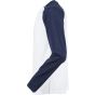 SF Clothing Men´s long sleeved baseball T white/oxford_navy