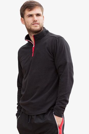 Image produit ¼ zip long sleeve fleece piped