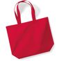 westfordmill Maxi sac fourre-tout en coton biologique de qualité classic_red