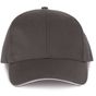 WK Designed To Work Casquette sandwich contrasté 6 panneaux Oeko-Tex shale_grey/light_grey