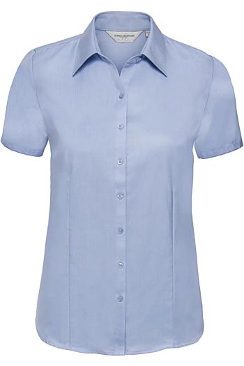 Image produit Chemise à chevrons cintrée manches courtes femme