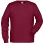 James&Nicholson Men´s Sweat wine