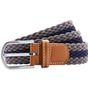 Asquith & Fox Ceinture stretch tressée à rayures bicolores slate/navy