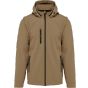 Kariban Veste Softshell 3 couches à capuche avec manches amovibles unisexe camel