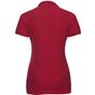 Russell Ladies' stretch polo classic_red