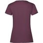 fruit of the loom Tee-shirt femme Valueweight bordeaux