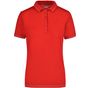 James&Nicholson Ladies' Elastic Polo red/white