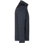 James&Nicholson Men´s Knitted Workwear Fleece Jacket -STRONG- carbon_melange/black