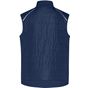 James&Nicholson Men´s Hybrid Vest navy/navy