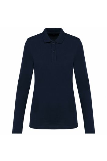 Image produit Polo Supima® manches longues femme