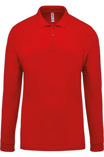 Image produit Polo piqué manches longues homme 