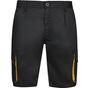 Velilla Bermuda multipoches bicolore black/yellow